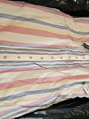 I Heart Ronson Beli Stripe Dress Pink & Yellow XL NWT